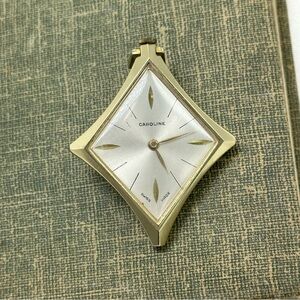 Caroline Vintage Diamond Gold Wind-Up Watch